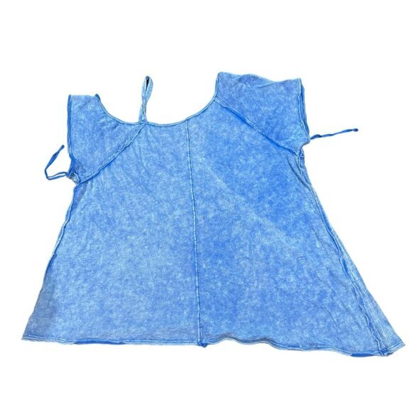 Free People One Shoulder Top Blue Size XS |E1 - Picture 3 of 3